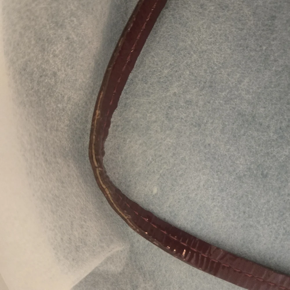 Coach Burgundy and Tweed Wristlet -used - Picture 8 of 16